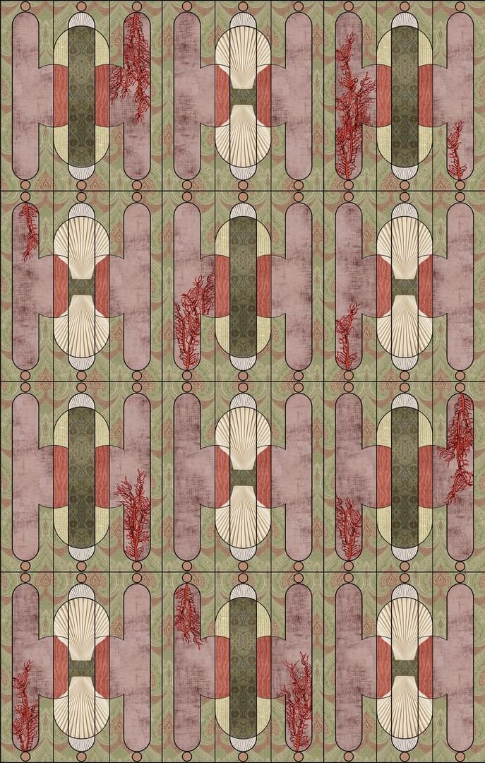 Fototapeta geometryczna Wall&Deco WET_CC1901 WET SYSTEM 2019