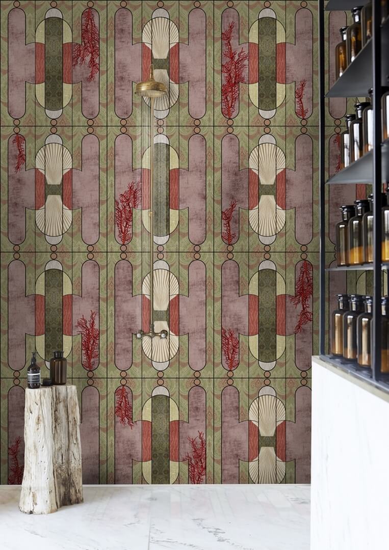 Fototapeta geometryczna Wall&Deco WET_CC1902 WET SYSTEM 2019