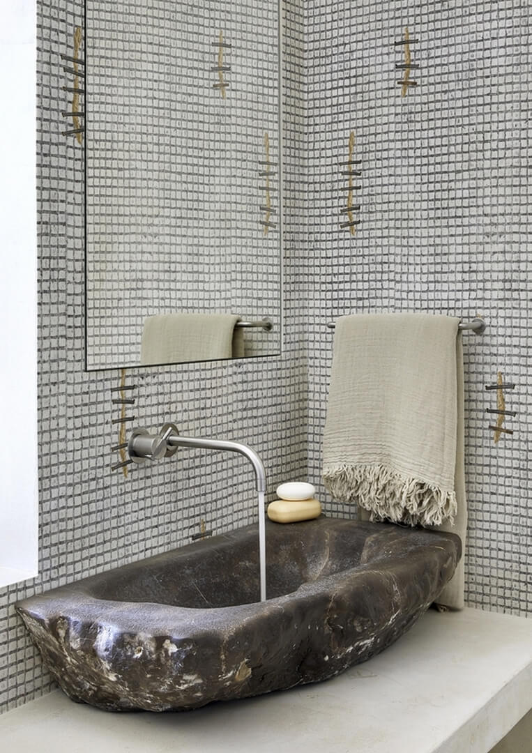 Fototapeta inspirowana tkaninami Wall&Deco WET_DA1901 WET SYSTEM 2019