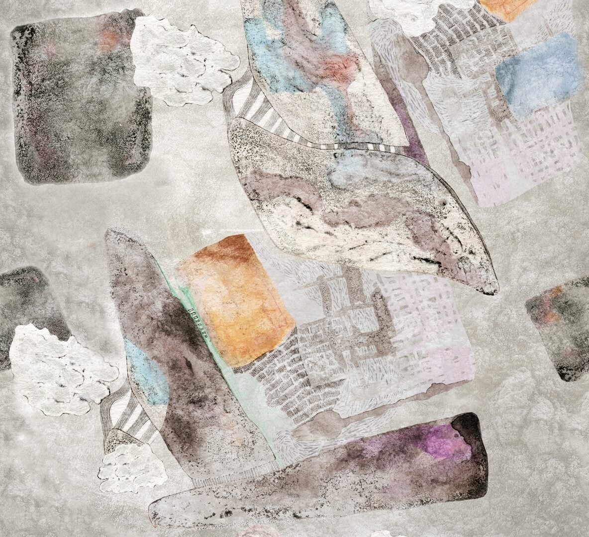 Fototapeta artystyczny kolaż Wall&Deco WET_MA1901 WET SYSTEM 2019