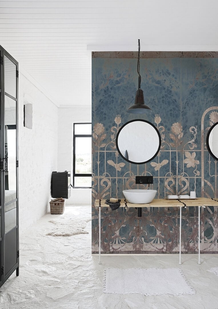 Fototapeta ogrodowe kraty Wall&Deco WET_SG1902 WET SYSTEM 2019