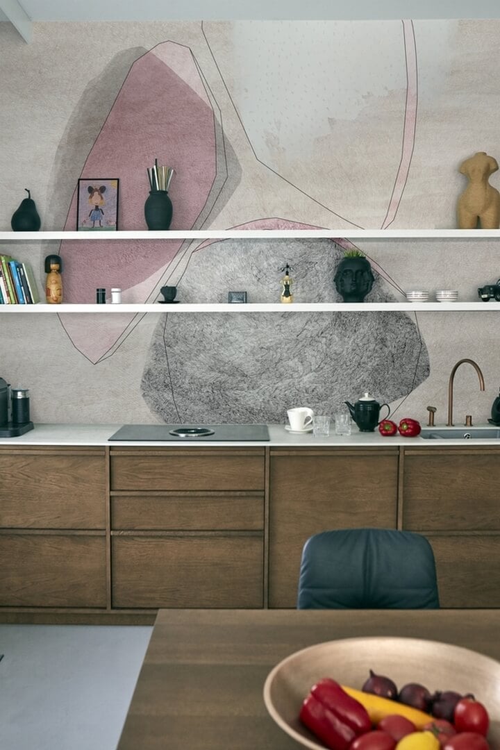Fototapeta współczesna abstrakcja Wall&Deco WET_WH1902 WET SYSTEM 2019