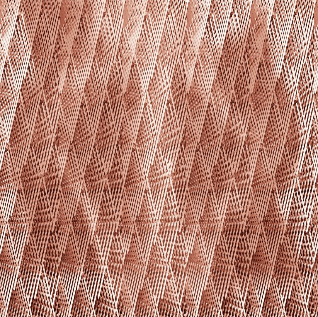 Fototapeta geometryczna z efektem 3D Wall&Deco WET_WL1902 WET SYSTEM 2019