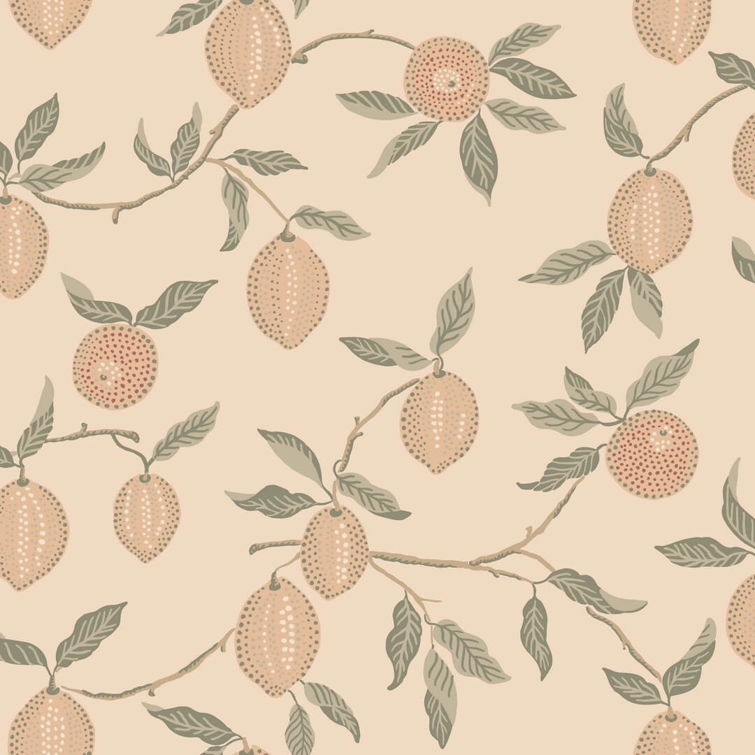 Tapeta cytryny Sandberg S10667 Limone Blush Villa Como