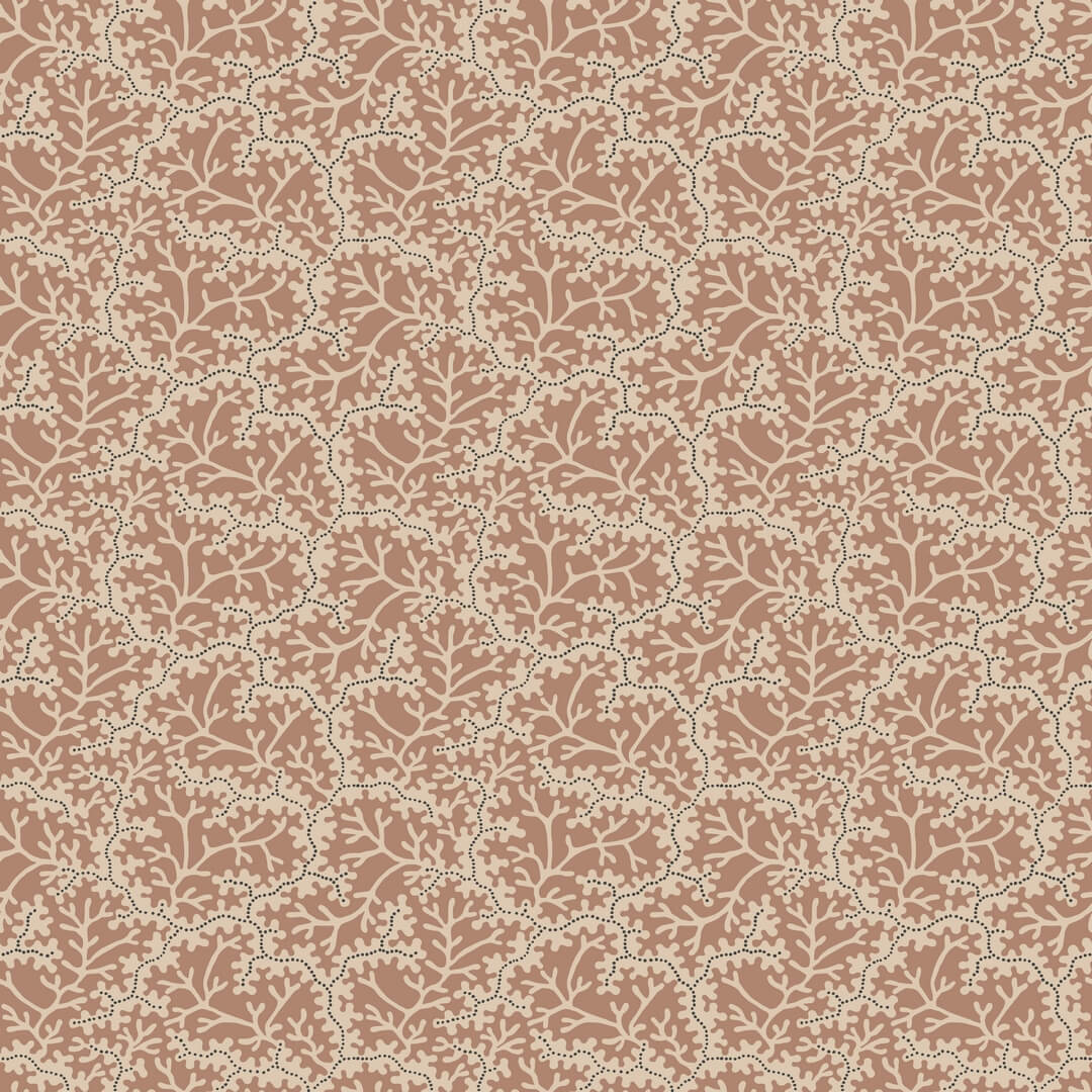 Tapeta koralowce Sandberg S10672 Coral Terracotta Villa Como