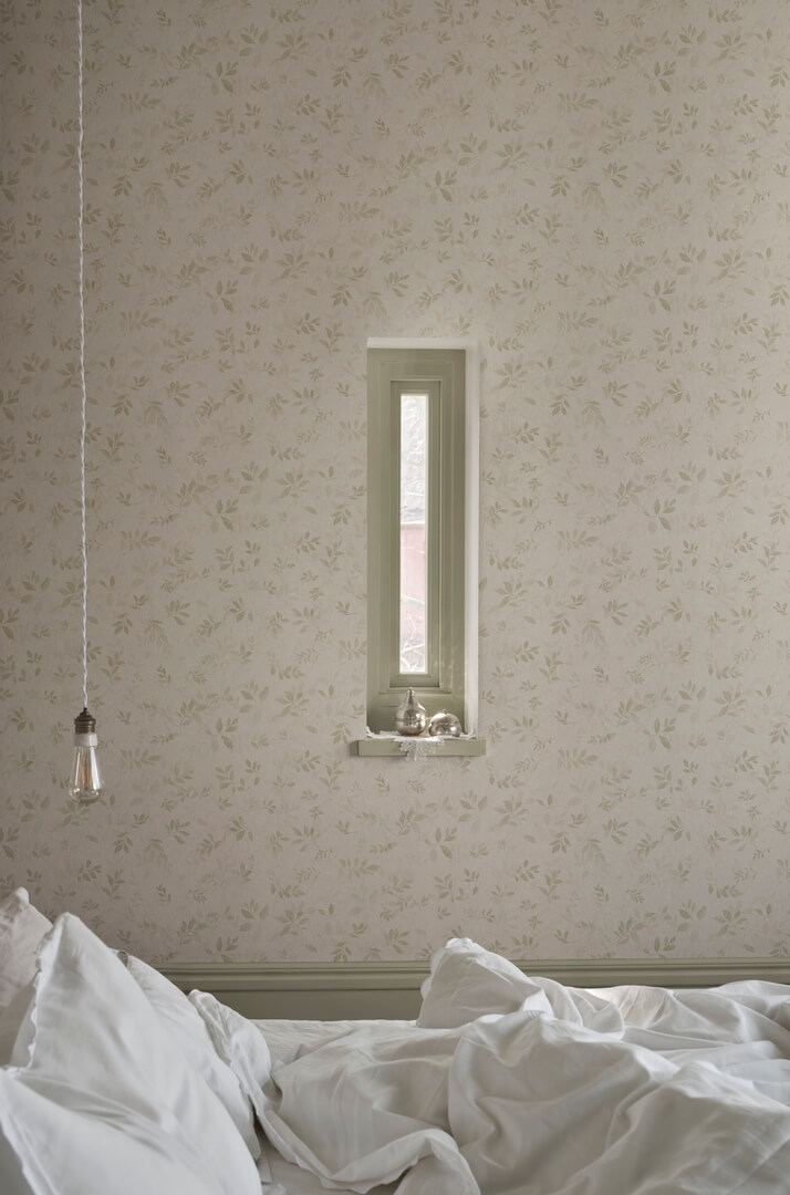 Tapeta liście Sandberg S10678 Mila Light Green Villa Como