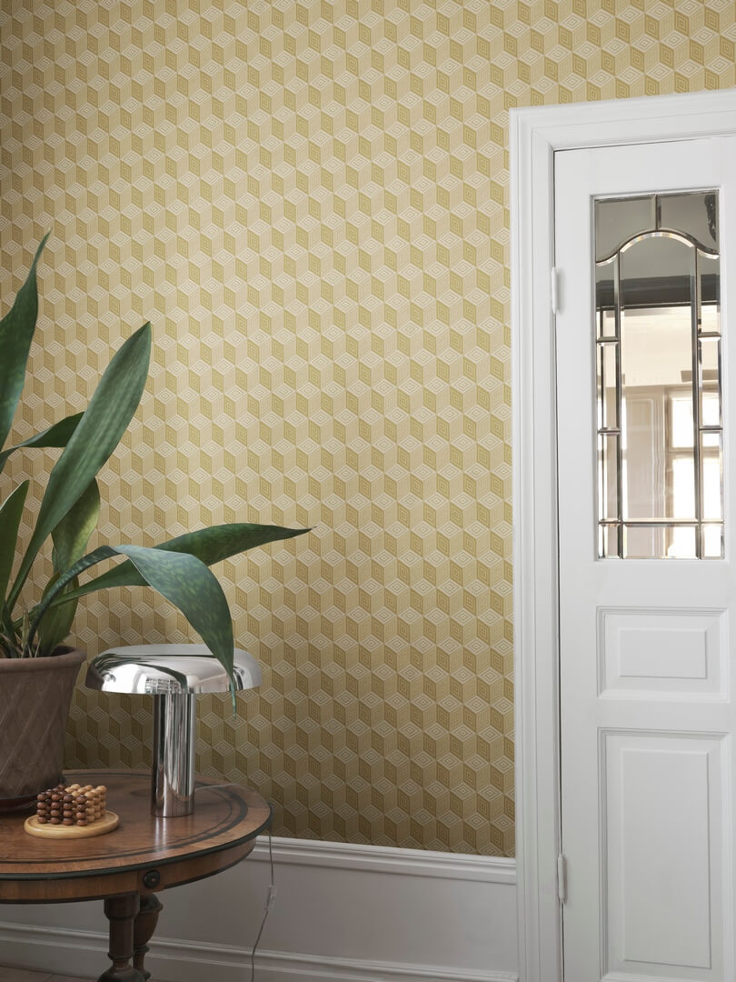Fototapeta geometryczna z efektem 3D Sandberg S10691 Chiara Honey Villa Como
