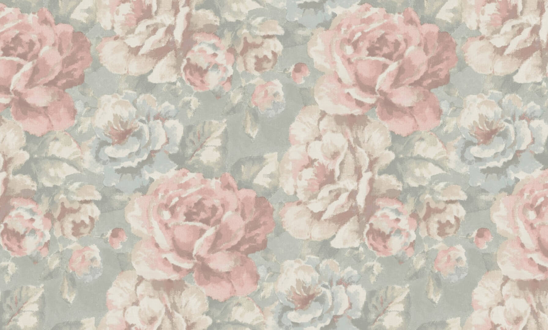 Tapeta kwiaty vintage Grandeco KE3001 Keen - 106 cm szer.