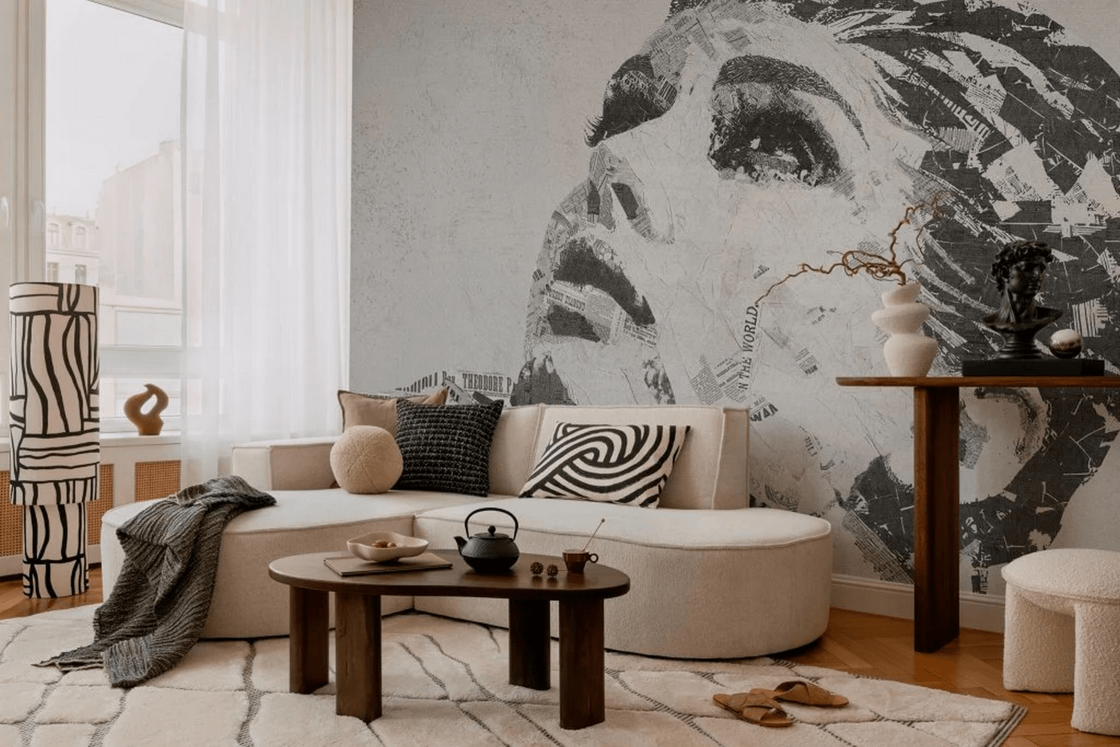 Fototapeta artystyczny portret Audrey Wall Art