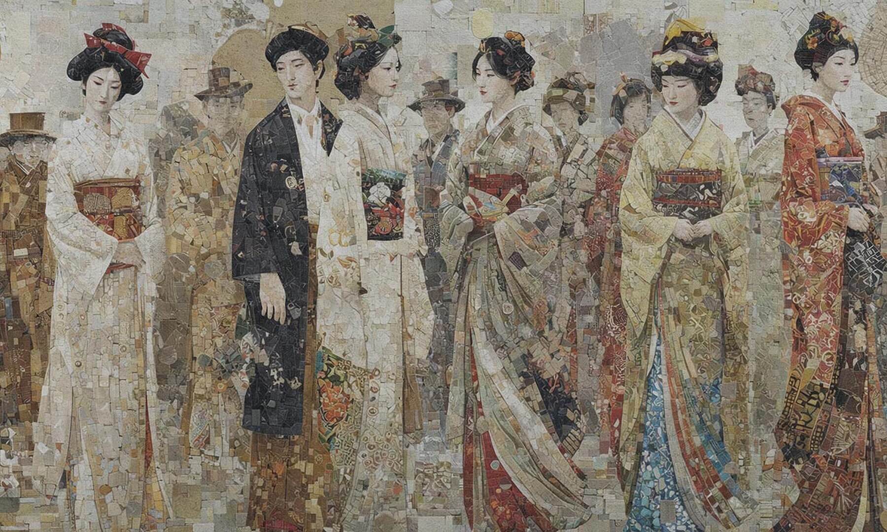 Fototapeta inspirowana kulturą Japonii Mineko Wall Art