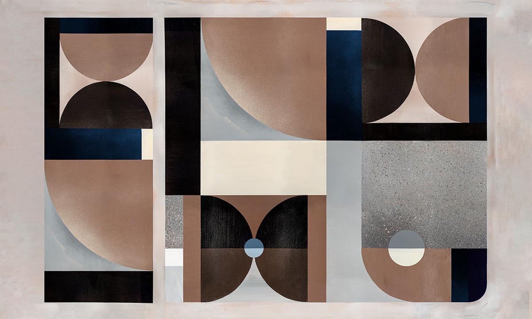 Fototapeta geometryczna Opus Cobalt Wall Art