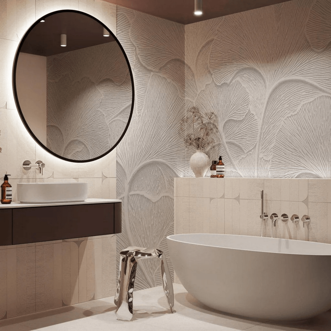 Fototapeta liście miłorzębu Perla Wall Art