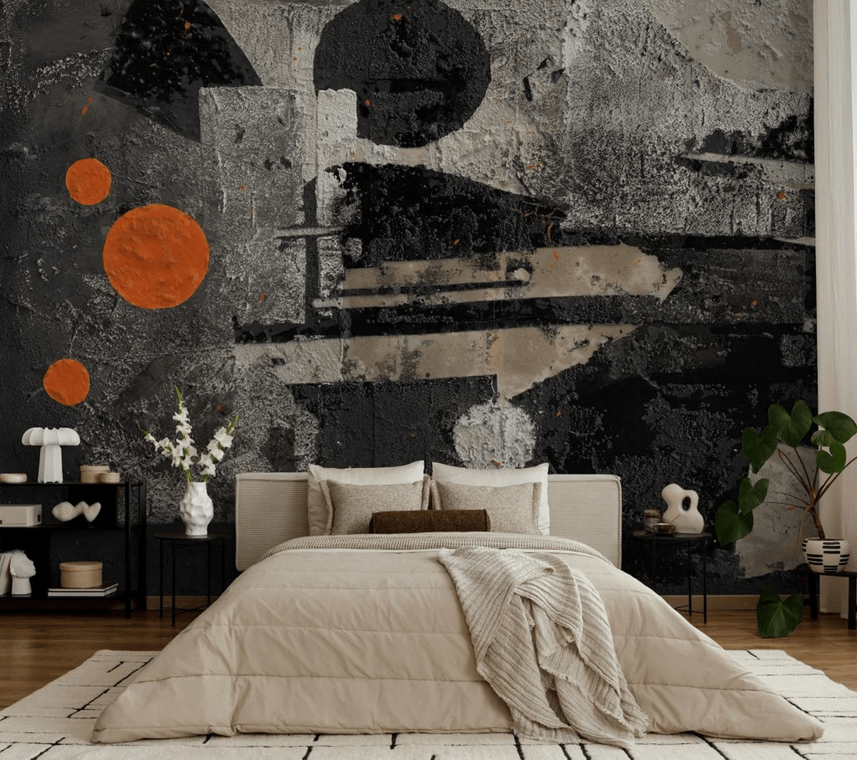 Fototapeta abstrakcyjna Plum Wall Art