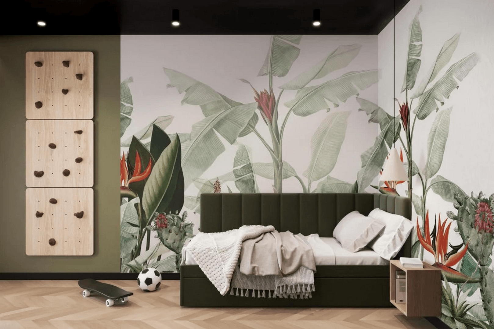Fototapeta egzotyczna roślinność Rainforest Safari Wall Art
