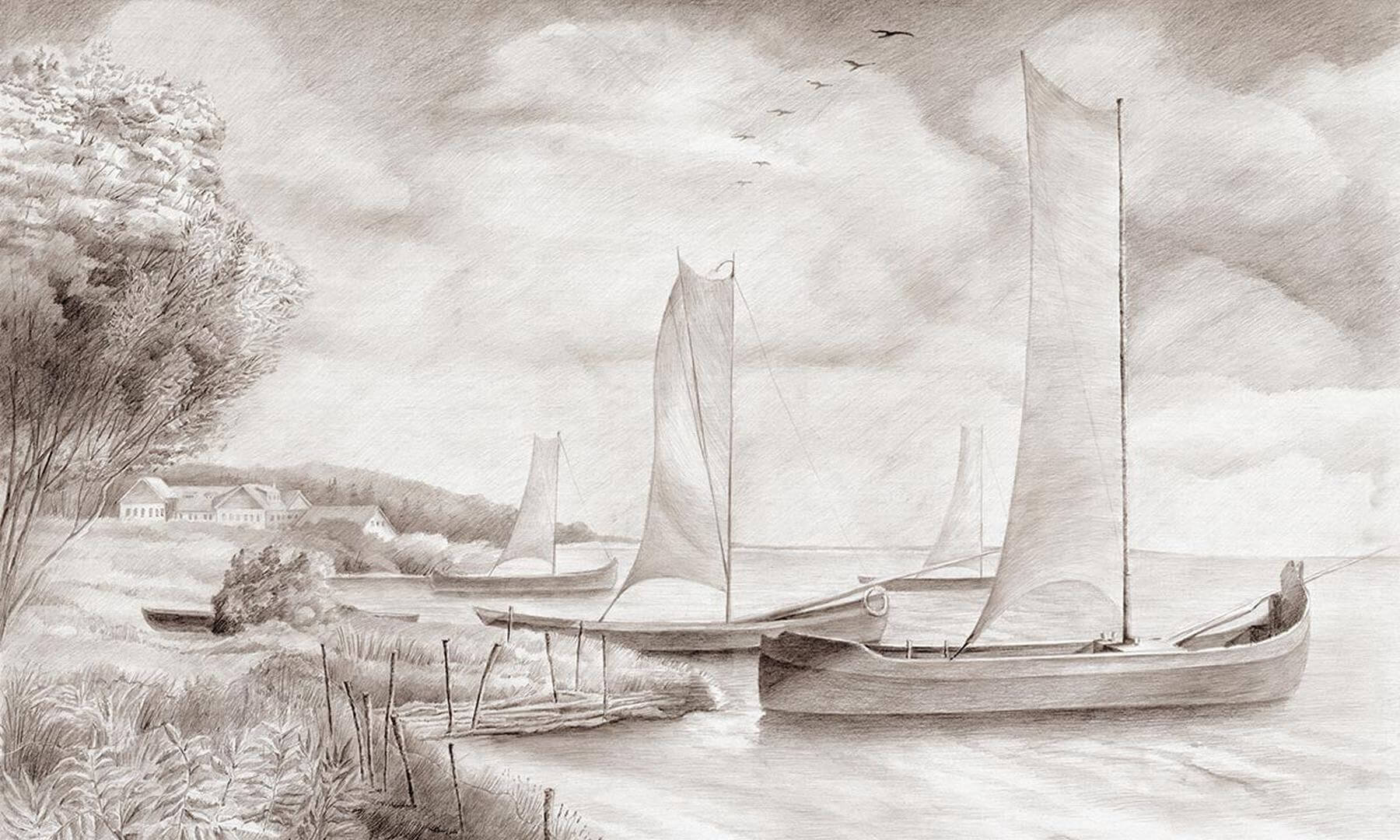 Fototapeta nadmorski krajobraz Regatta Wall Art