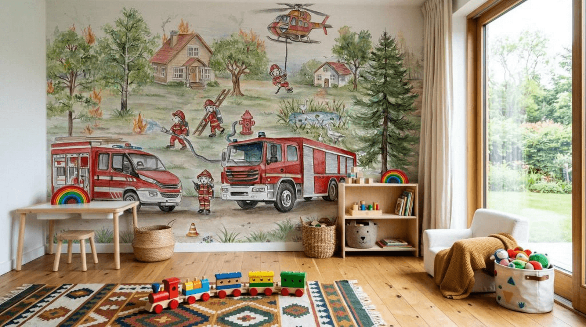 Fototapeta inspirowana światem bajek Rescue Wall Art