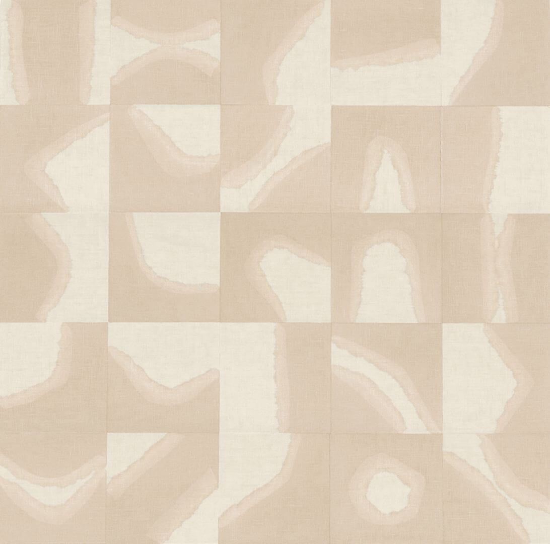 Tapeta tekstylna geometryczna Casamance 73680276 Arguin Mimbeau