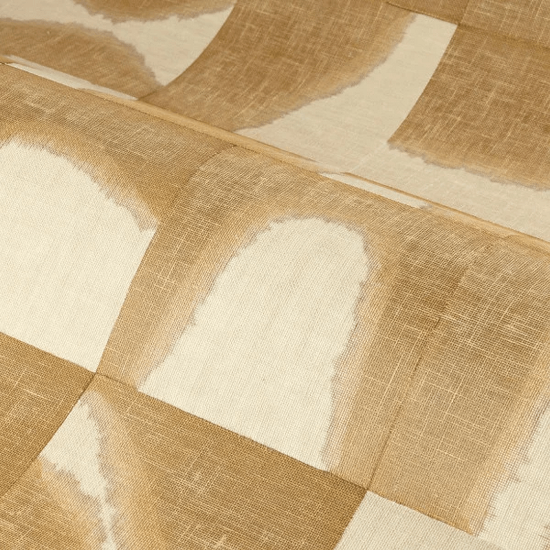Tapeta tekstylna geometryczna Casamance 73680498 Arguin Mimbeau
