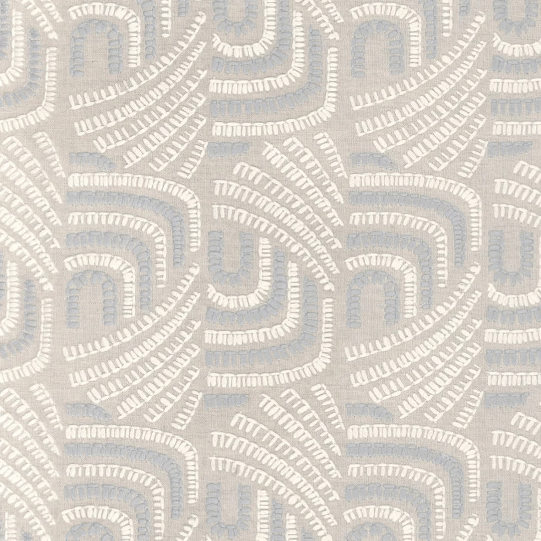 Tapeta tekstylna z haftem Casamance 77020265 Piquey Mimbeau