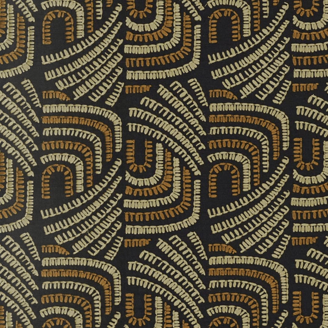 Tapeta tekstylna z haftem Casamance 77020301 Piquey Mimbeau