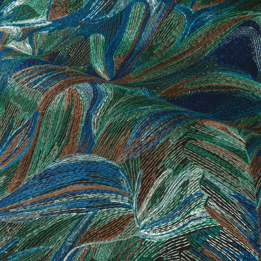 Tapeta tekstylna haftowane liście Casamance 72740327 Taormina