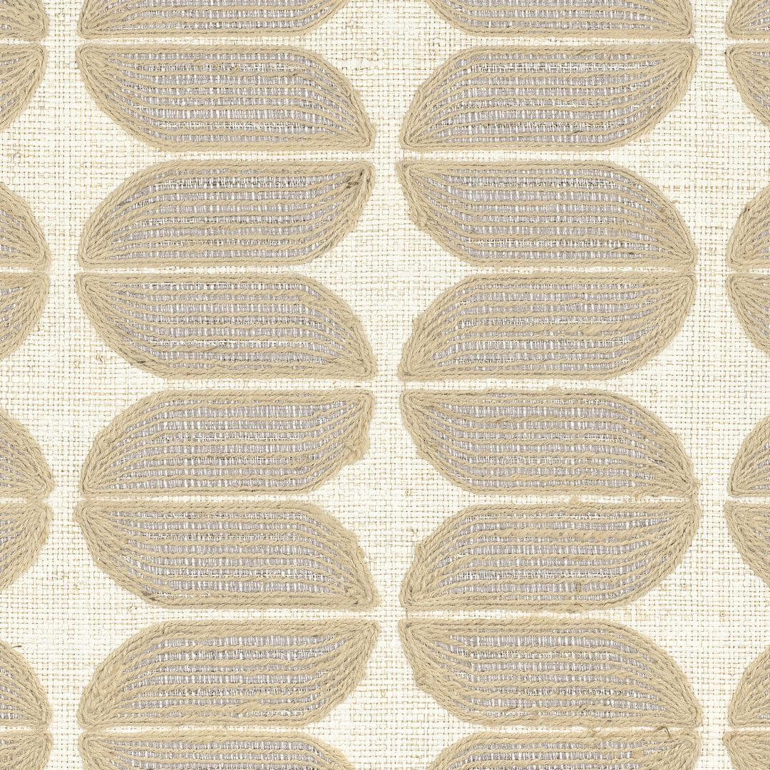 Tapeta naturalna z haftem Casamance 72970100 Isola Taormina