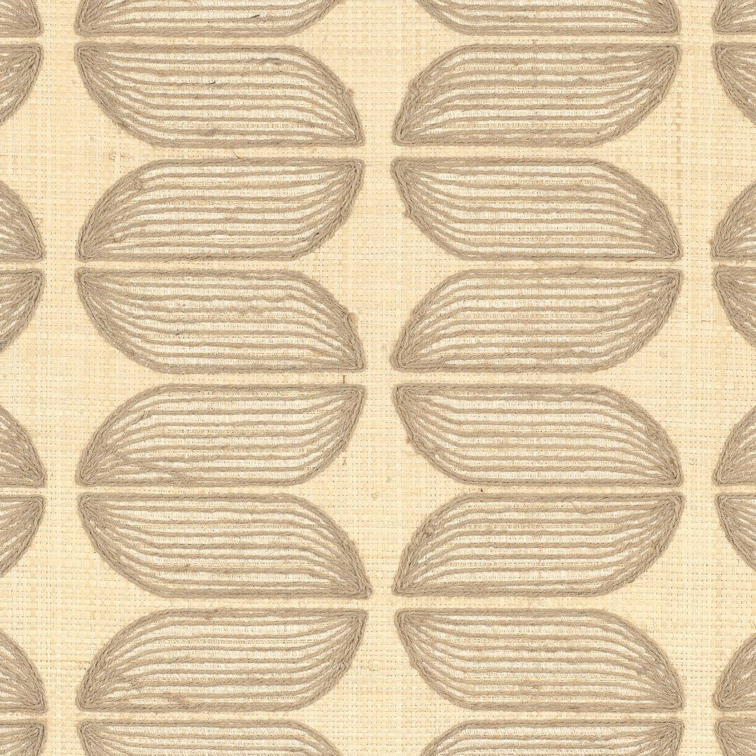 Tapeta naturalna z haftem Casamance 72970202 Isola Taormina