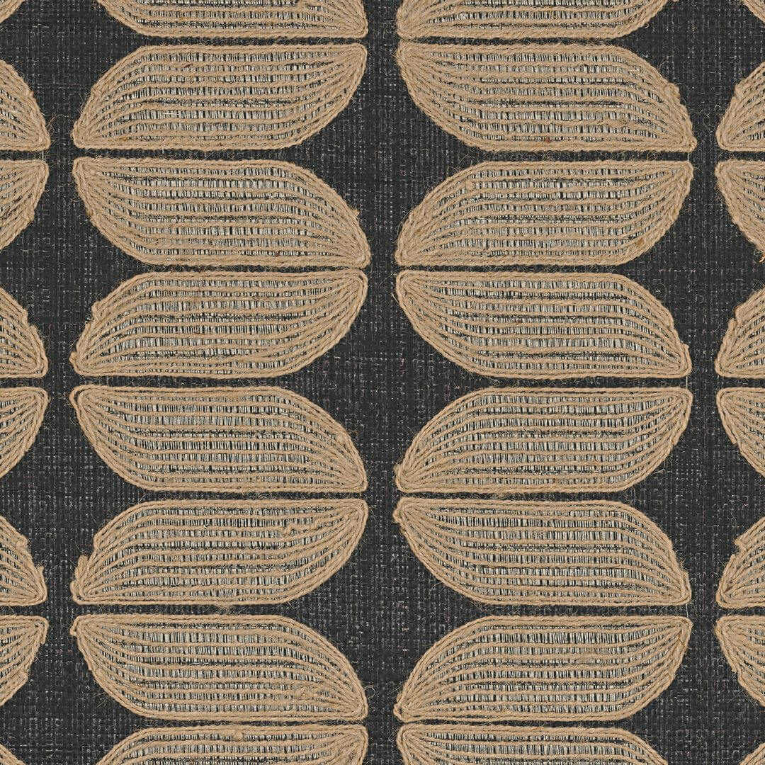 Tapeta naturalna z haftem Casamance 72970406 Isola Taormina