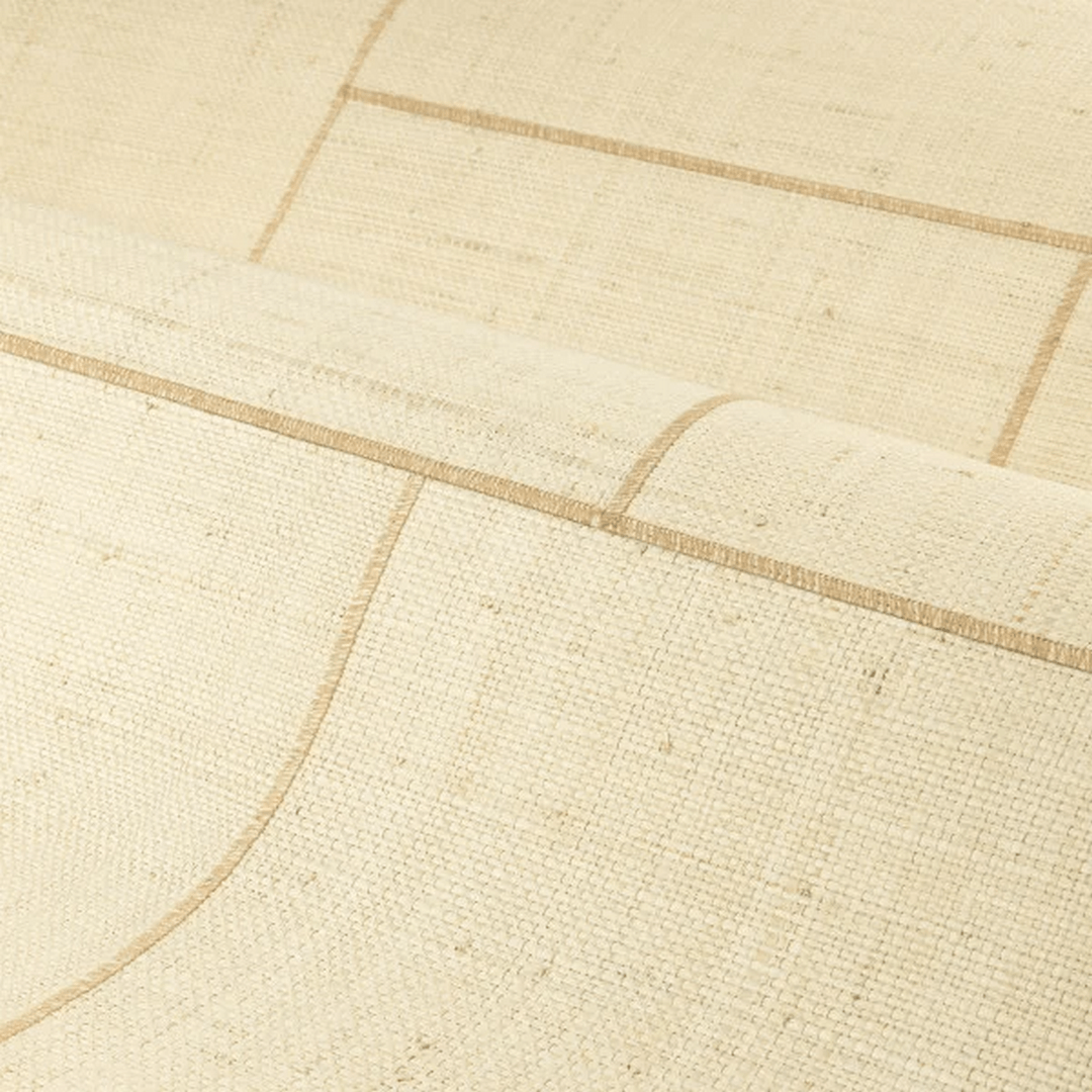 Tapeta naturalna delikatny haft Casamance 73820248 Curina Taormina