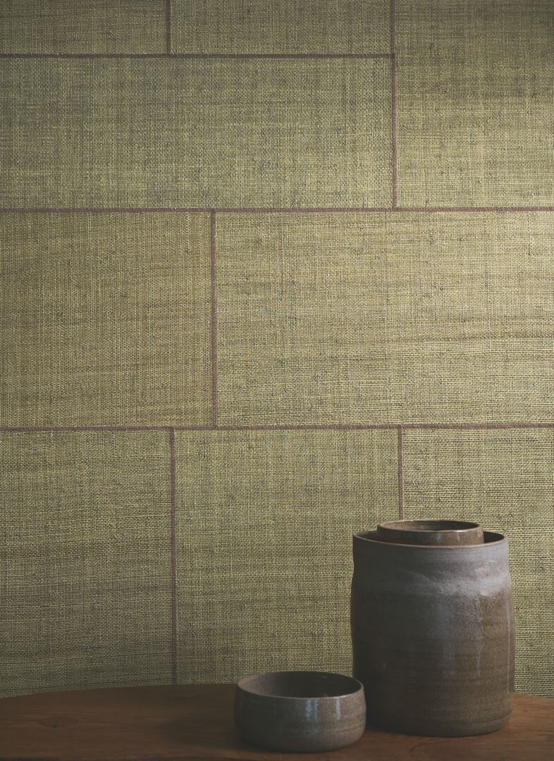 Tapeta naturalna delikatny haft Casamance 73820474 Curina Taormina