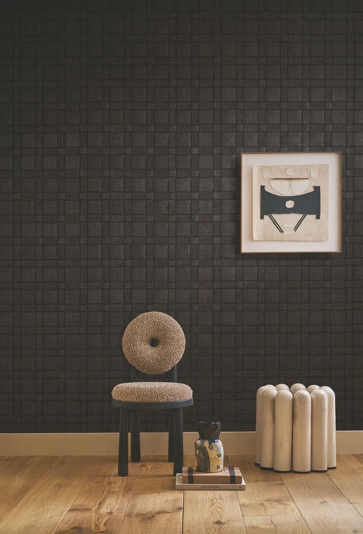 Tapeta naturalna geometryczna Casamance 74900424 Manoria Taormina