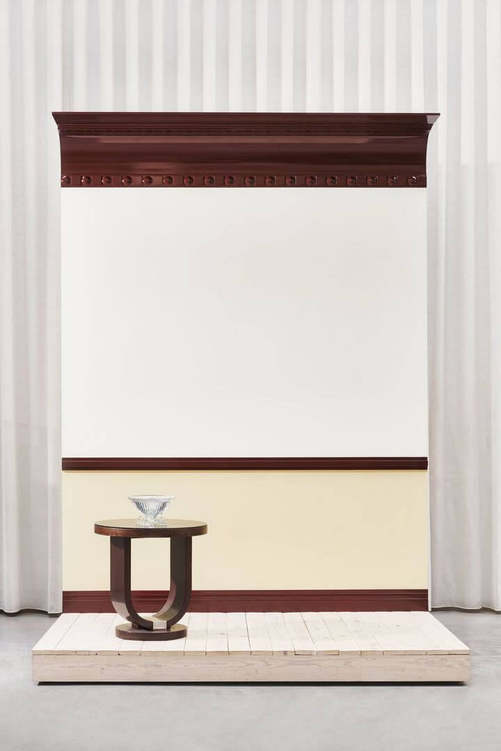 Listwa ścienna art-deco P9902 Link Orac Decor wys. 7 cm