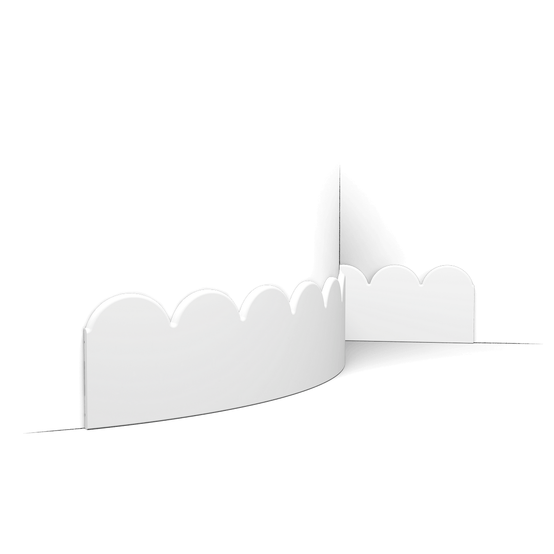 Listwa elastyczna przypodłogowa art-deco S425F Scallop Orac Decor wys. 15 cm