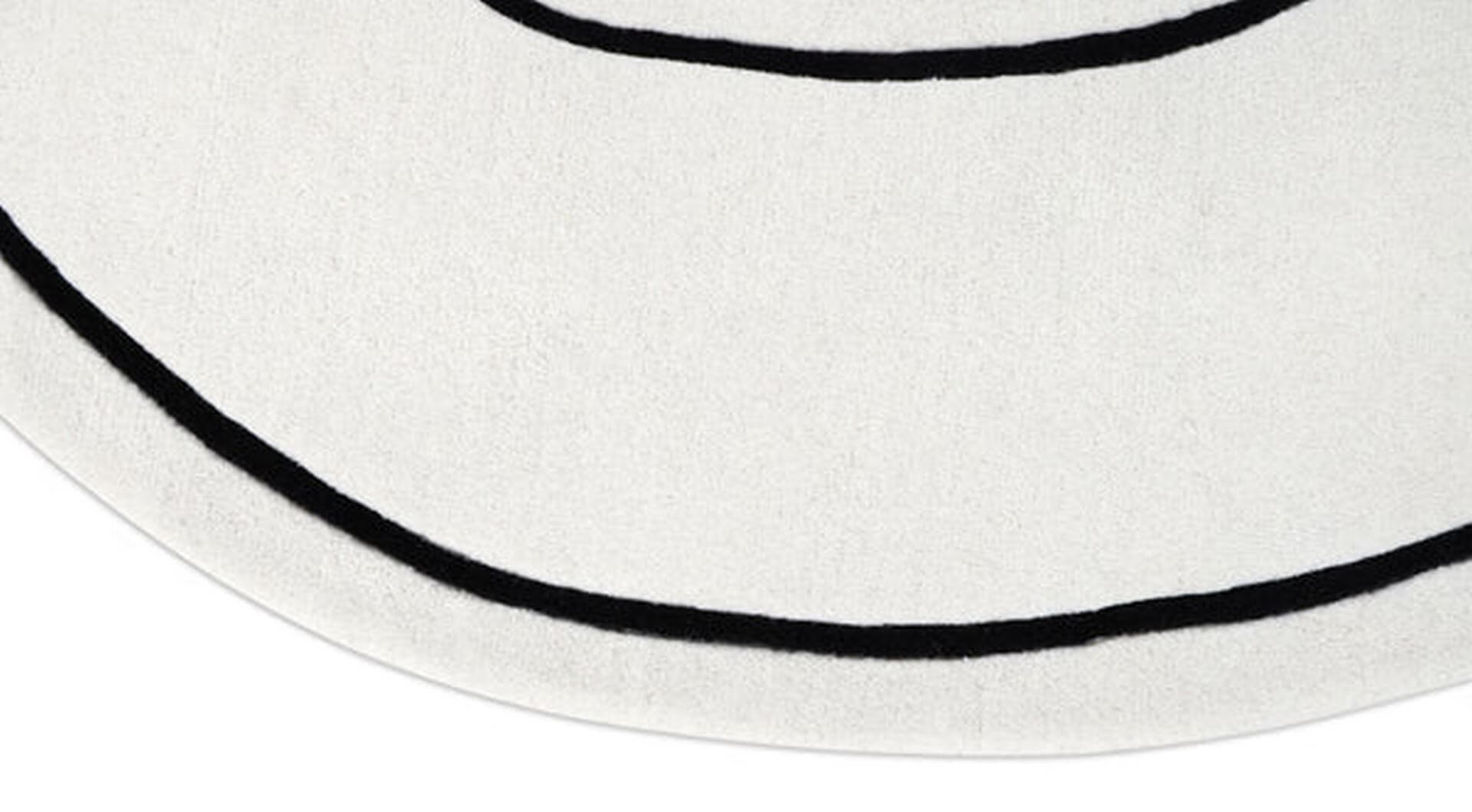 Dywan wełniany okrągły Loop Ivory Round Carpet Decor Fargotex