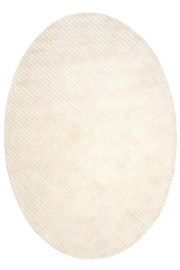 Dywan wiskozowy owalny Sierra Ivory Oval Carpet Decor Fargotex