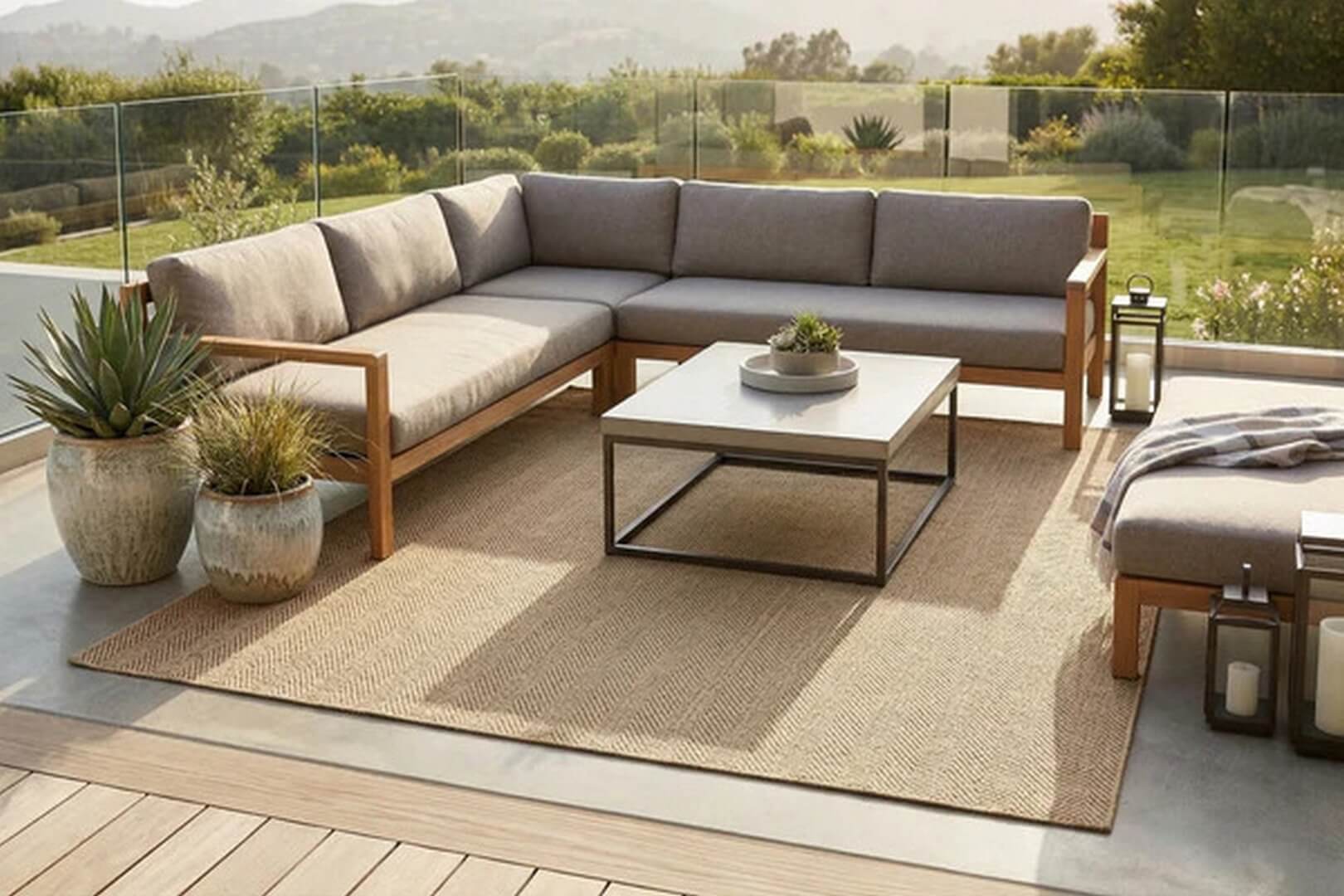 Dywan zewnętrzny jodełka Nomad Carpet Decor Outdoor/Indoor