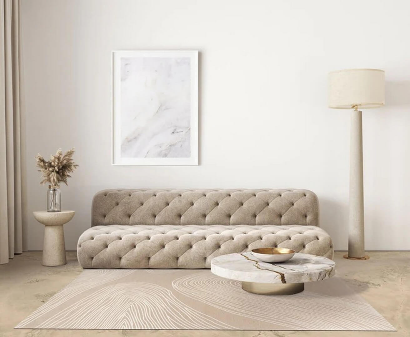 Dywan linie Etna Beige Magic Home Carpet Decor