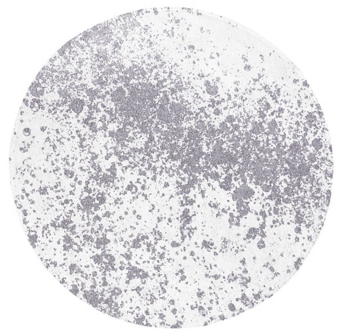 Dywan okrągły Moon Light Gray Round Magic Home Carpet Decor
