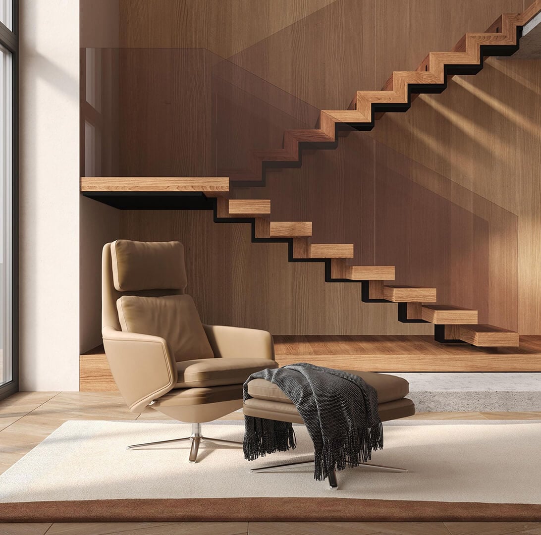 Tapeta naturalny fornir jodełka KT Exclusive Architects ARW099 Pure Wood Veneer