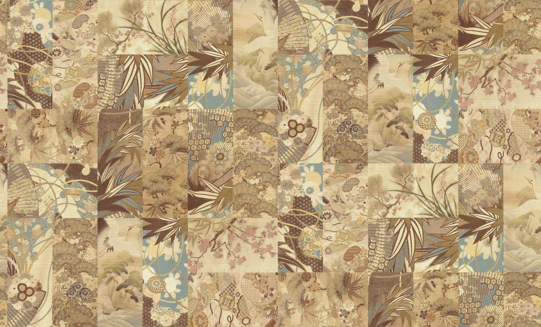 Tapeta orientalny patchwork Emiliana Parati DB73731 Voyage - 106 cm szer.