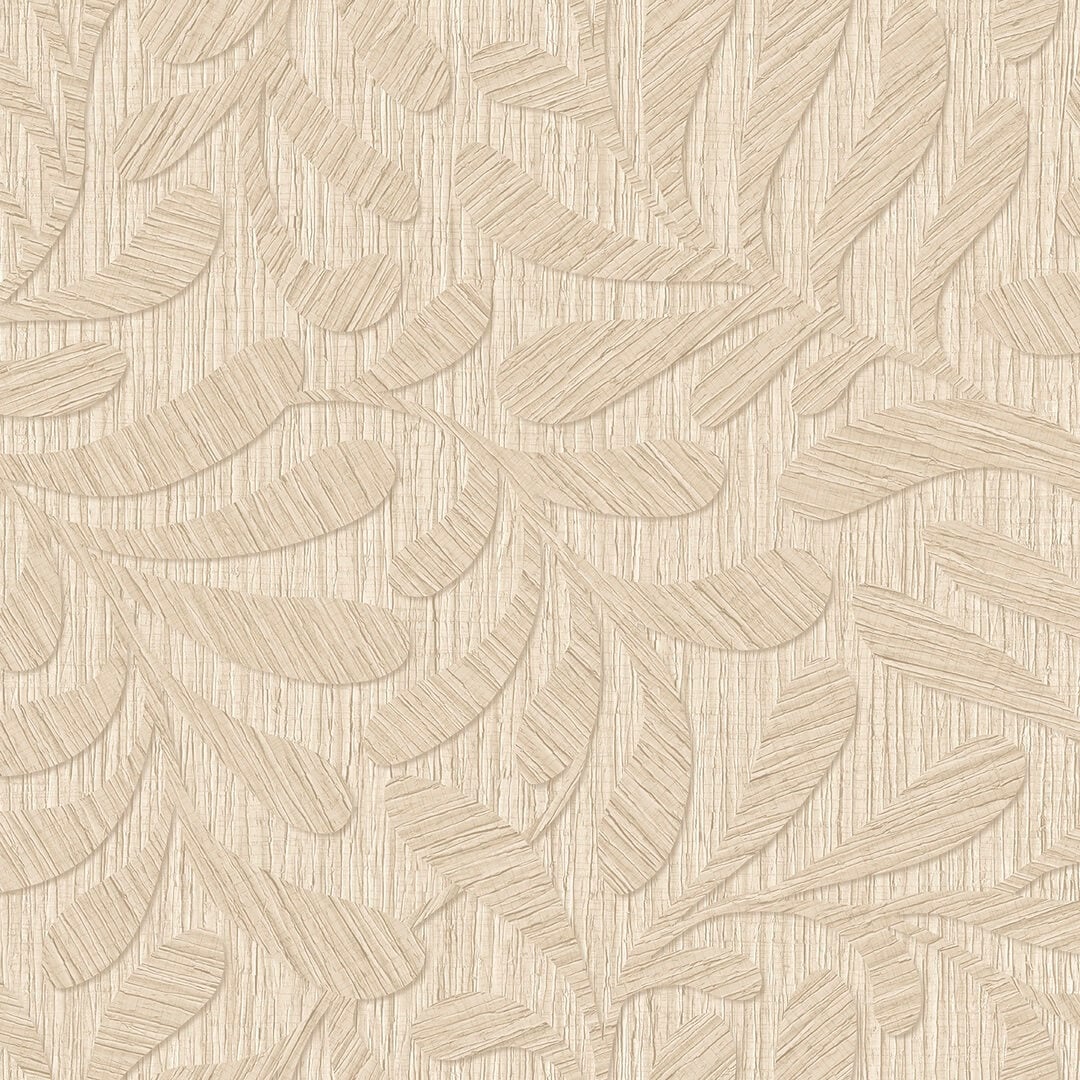 Tapeta liście inspirowane intarsją Decoprint TN29050 Marquetry Terra Nova