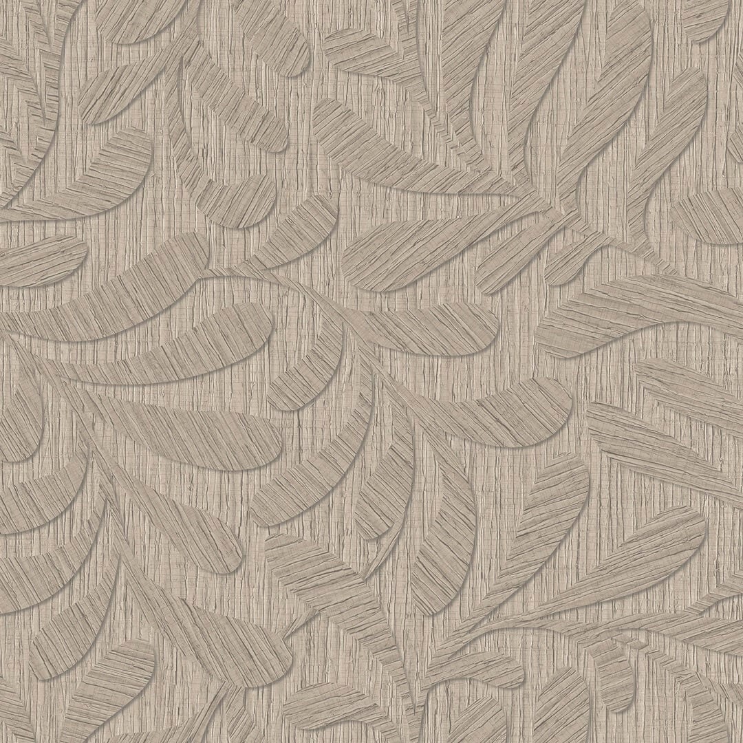 Tapeta liście inspirowane intarsją Decoprint TN29051 Marquetry Terra Nova