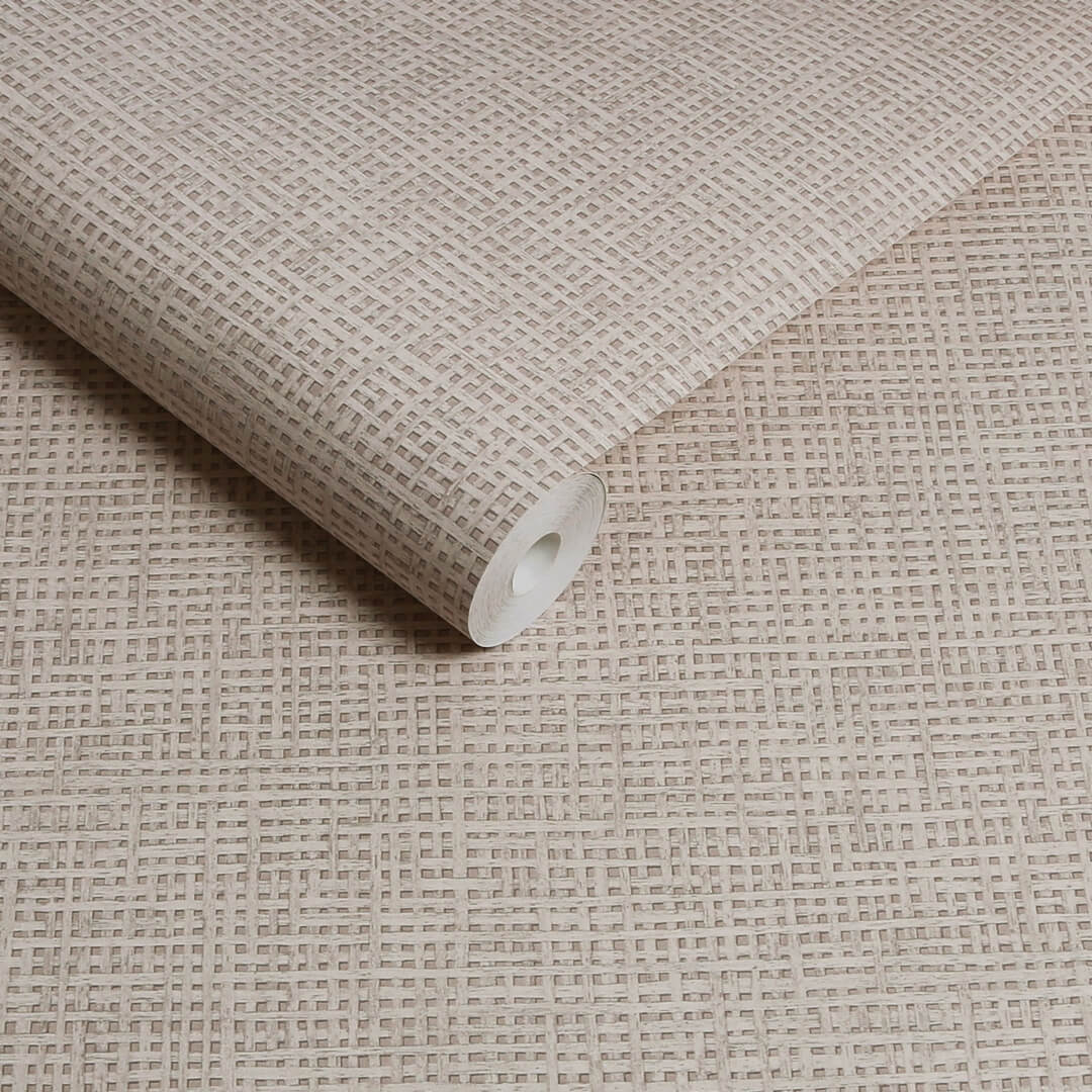 Tapeta inspirowana ręcznie tkaninami włóknami Graham & Brown 124095 Utopia