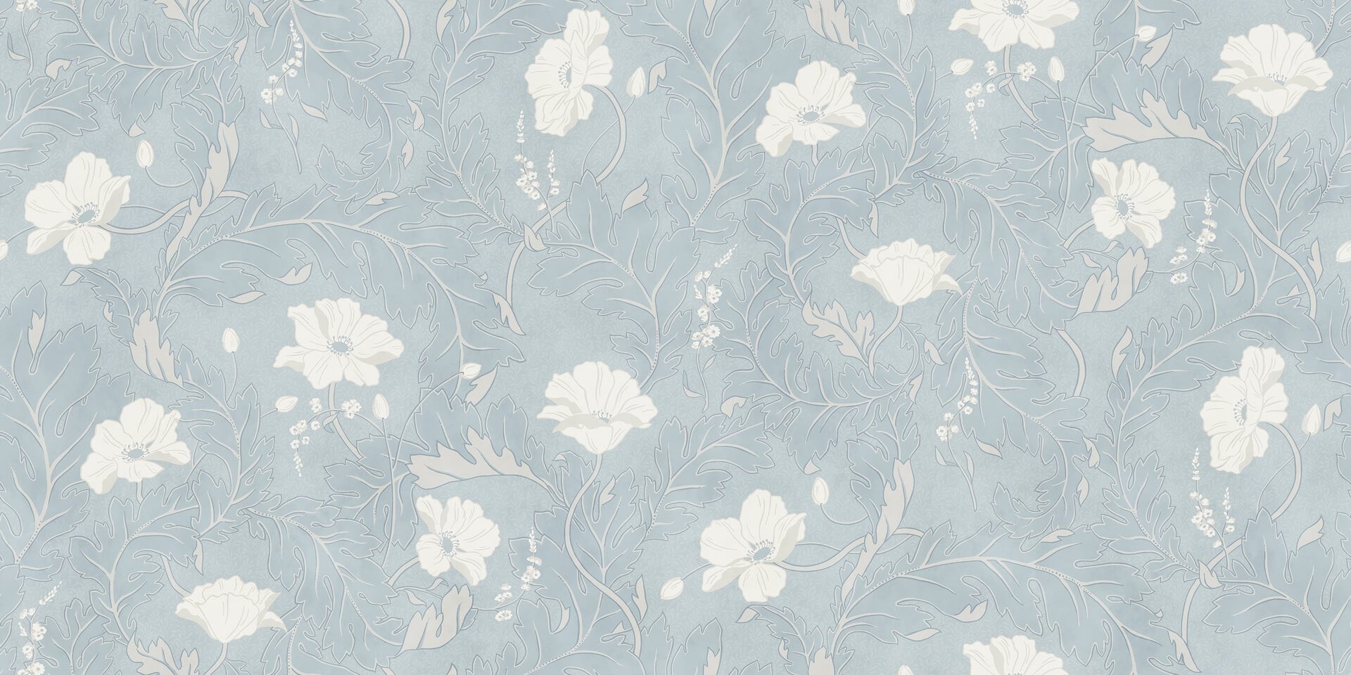 Fototapeta maki Sandberg S11008 Poppy Light Blue Special Edition