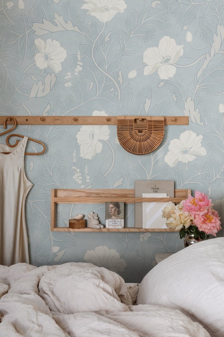 Fototapeta maki Sandberg S11008 Poppy Light Blue Special Edition