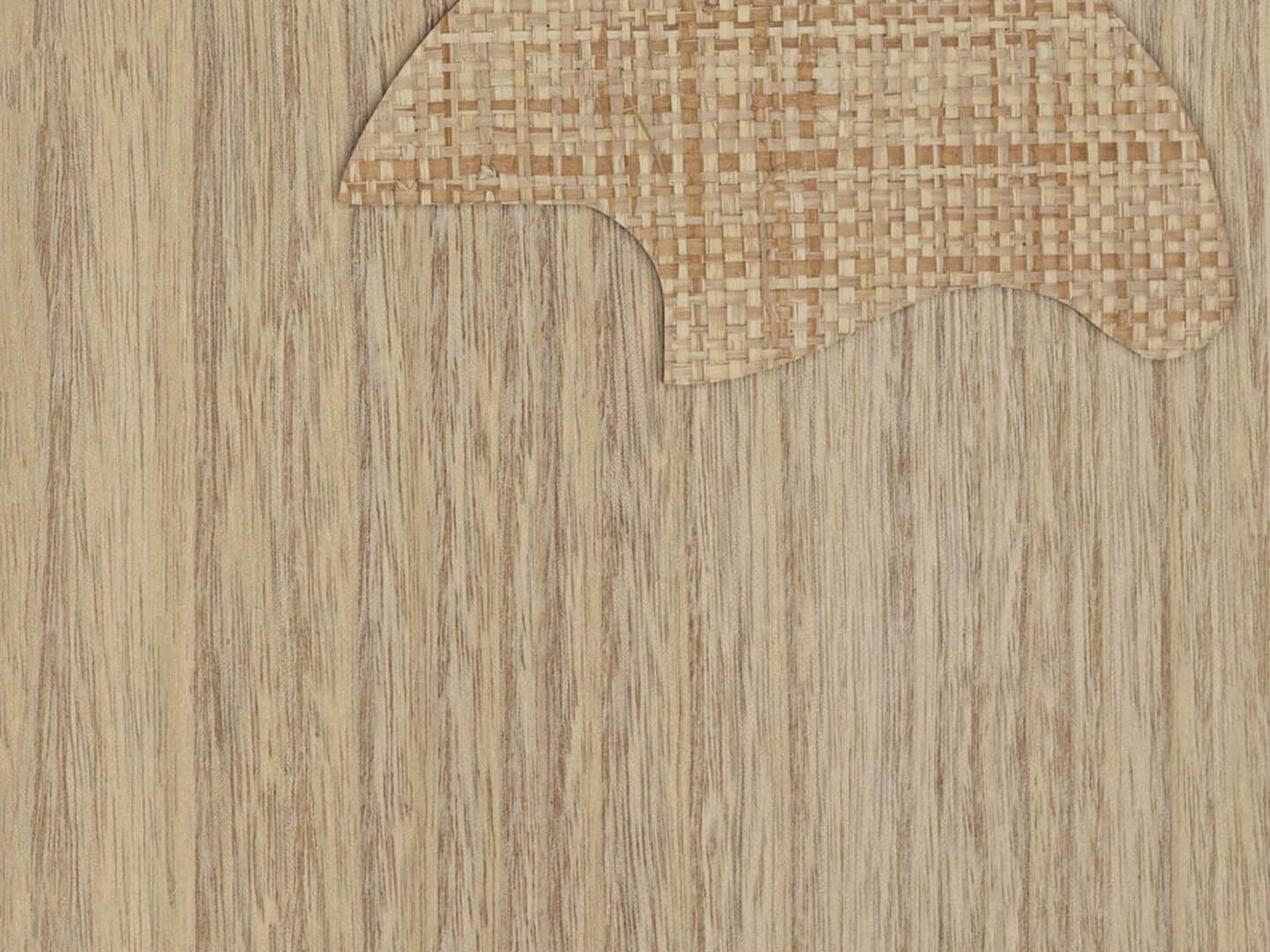 Tapeta naturalna - fornir i rafia Omexco KIM41 Oba Kim Mupangilaï – zestaw 48 płytek