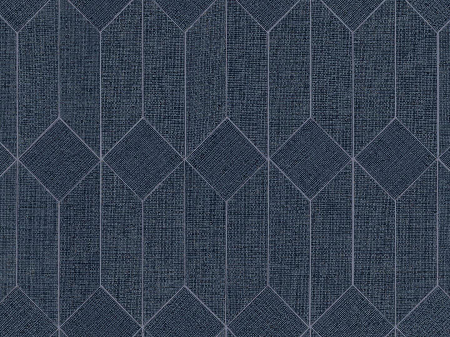 Tapeta włókna rafii - geometryczna Omexco TRU30 Raffia Tribu