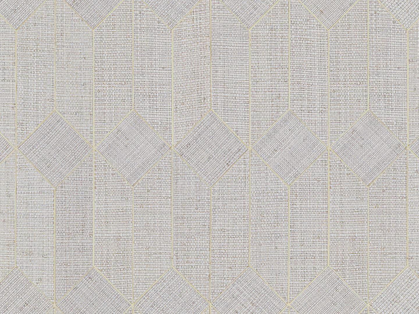 Tapeta włókna rafii - geometryczna Omexco TRU32 Raffia Tribu