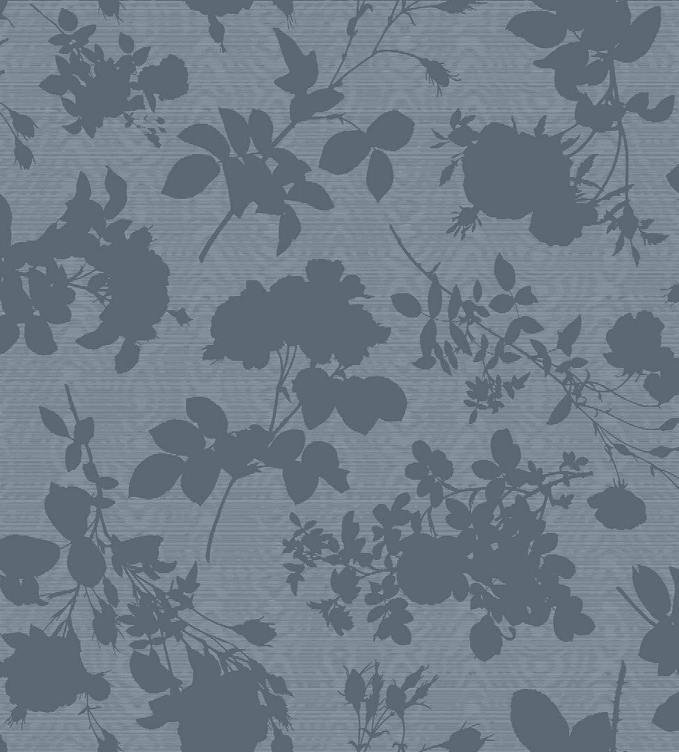 Tapeta roślinna z efektem mory jedwabiu Cole & Son 130/3007 Absence of Roses Moiré Vivienne Westwood