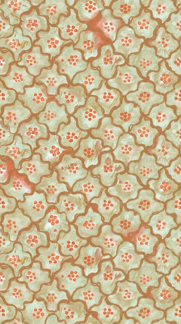 Tapeta przypominająca kafelki Cole & Son 130/6021 Vivienne Love Andreas Vivienne Westwood
